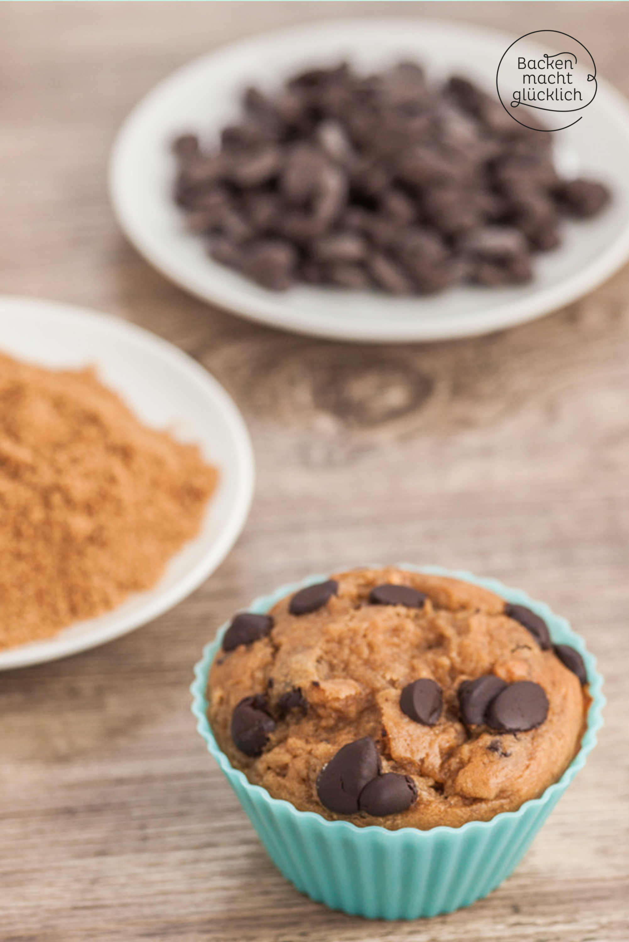 Gesunde Bananen-Schoko-Muffins | Backen macht glücklich