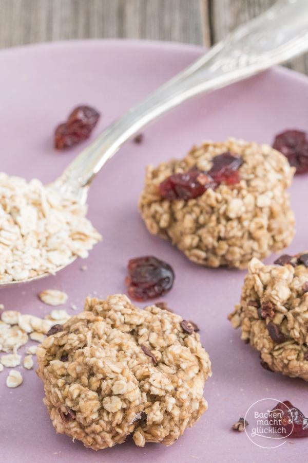 Gesunde Haferflockenkekse | Backen macht glücklich