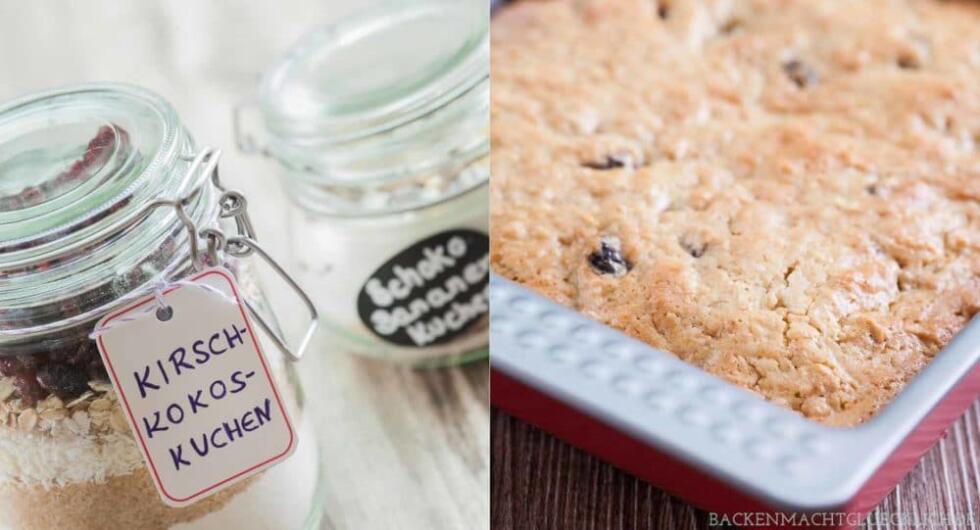 KuchenBackmischungen im Glas Backen macht glücklich