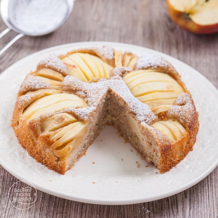 Gesunder Apfelkuchen | Backen Macht Glücklich