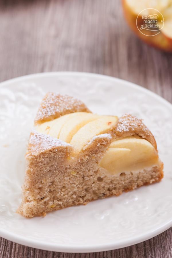 Gesunder Apfelkuchen | Backen Macht Glücklich