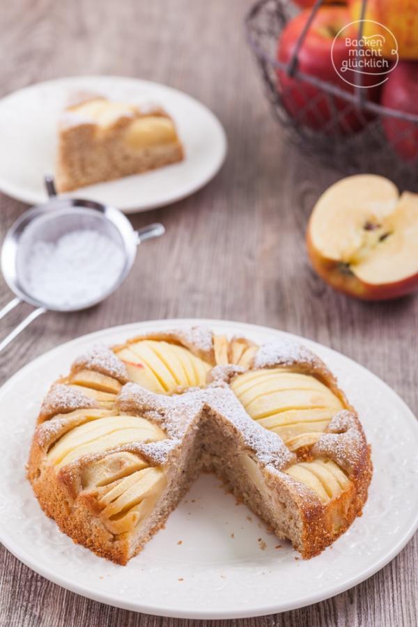 Gesunder Apfelkuchen | Backen Macht Glücklich