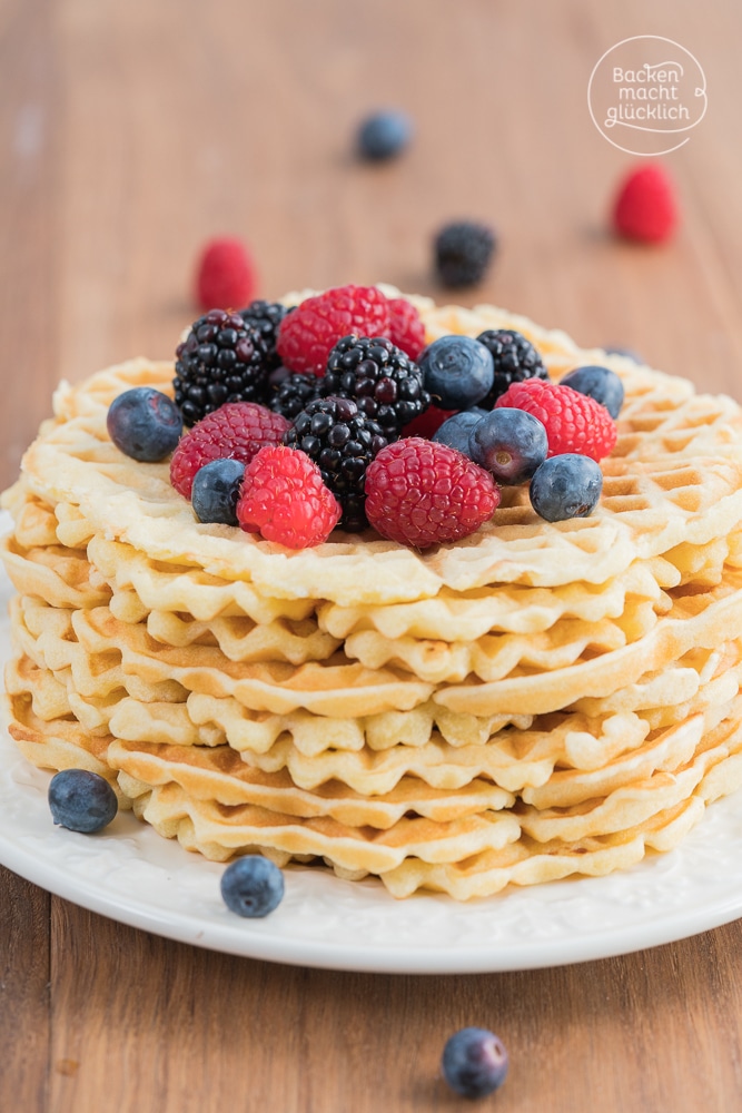 Waffeln: Das beste Grundrezept | Backen macht glücklich