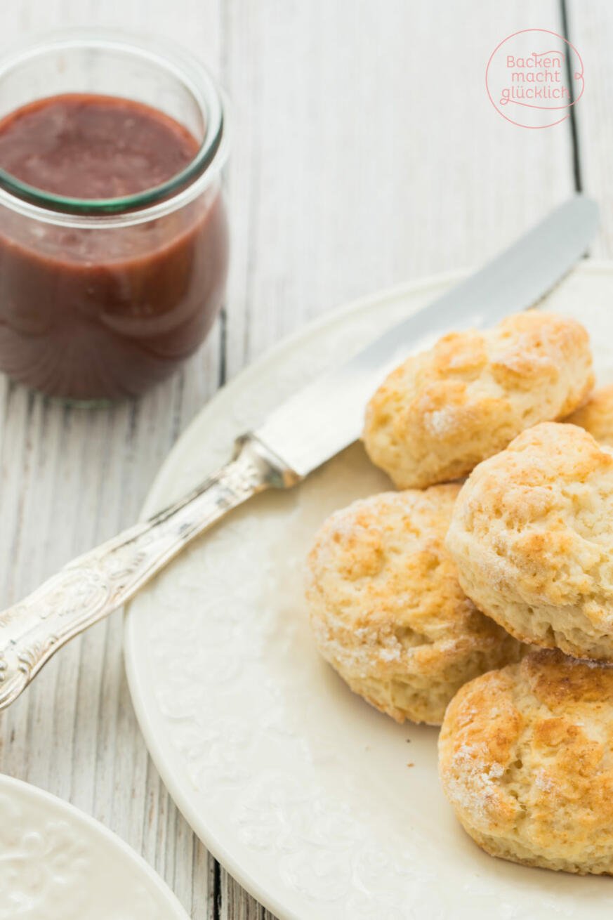 Einfache Scones mit Buttermilch | Backen macht glücklich