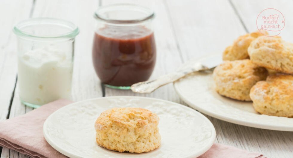 Einfache Scones mit Buttermilch | Backen macht glücklich