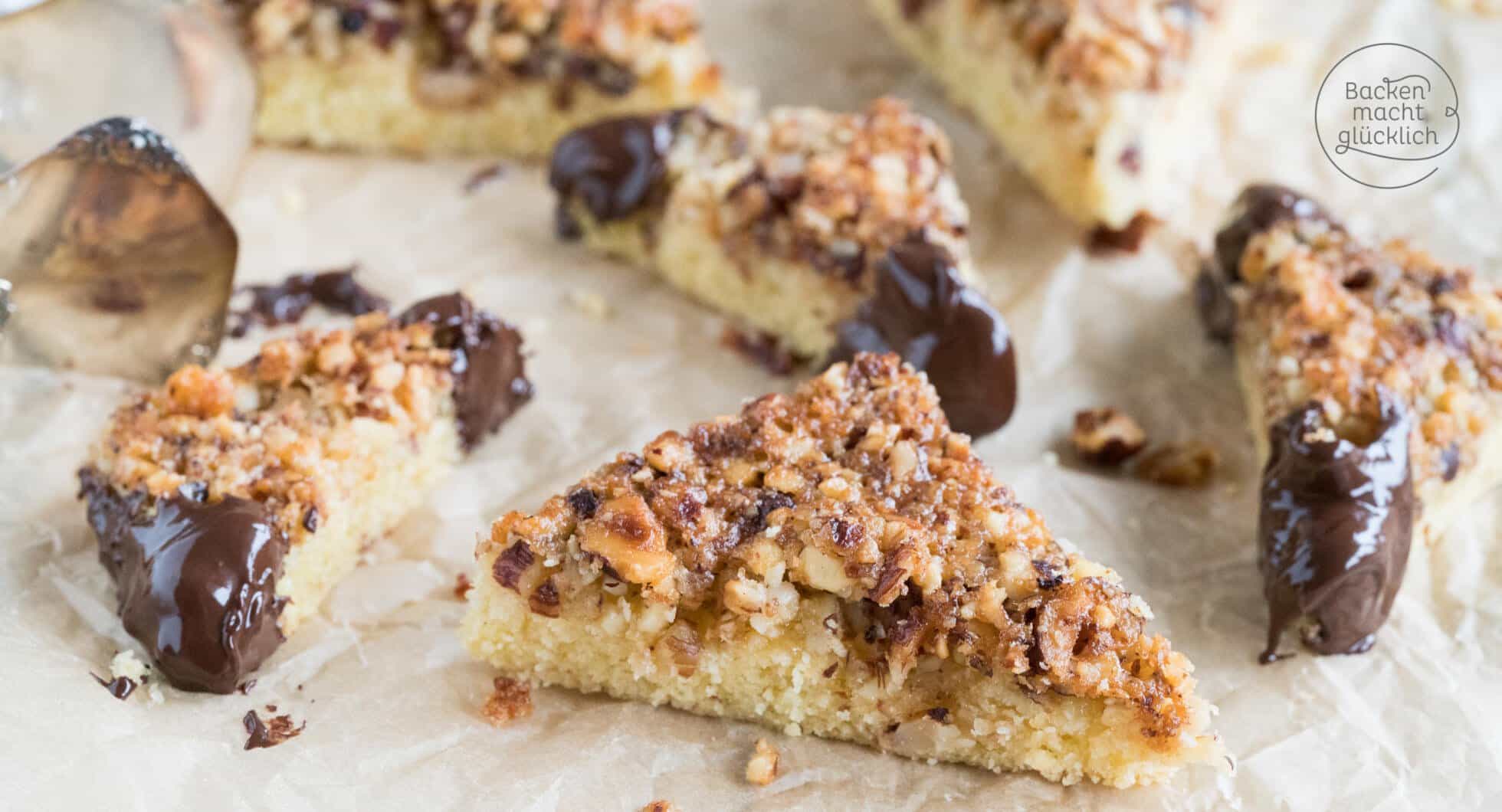 Nussecken Backen macht glücklich