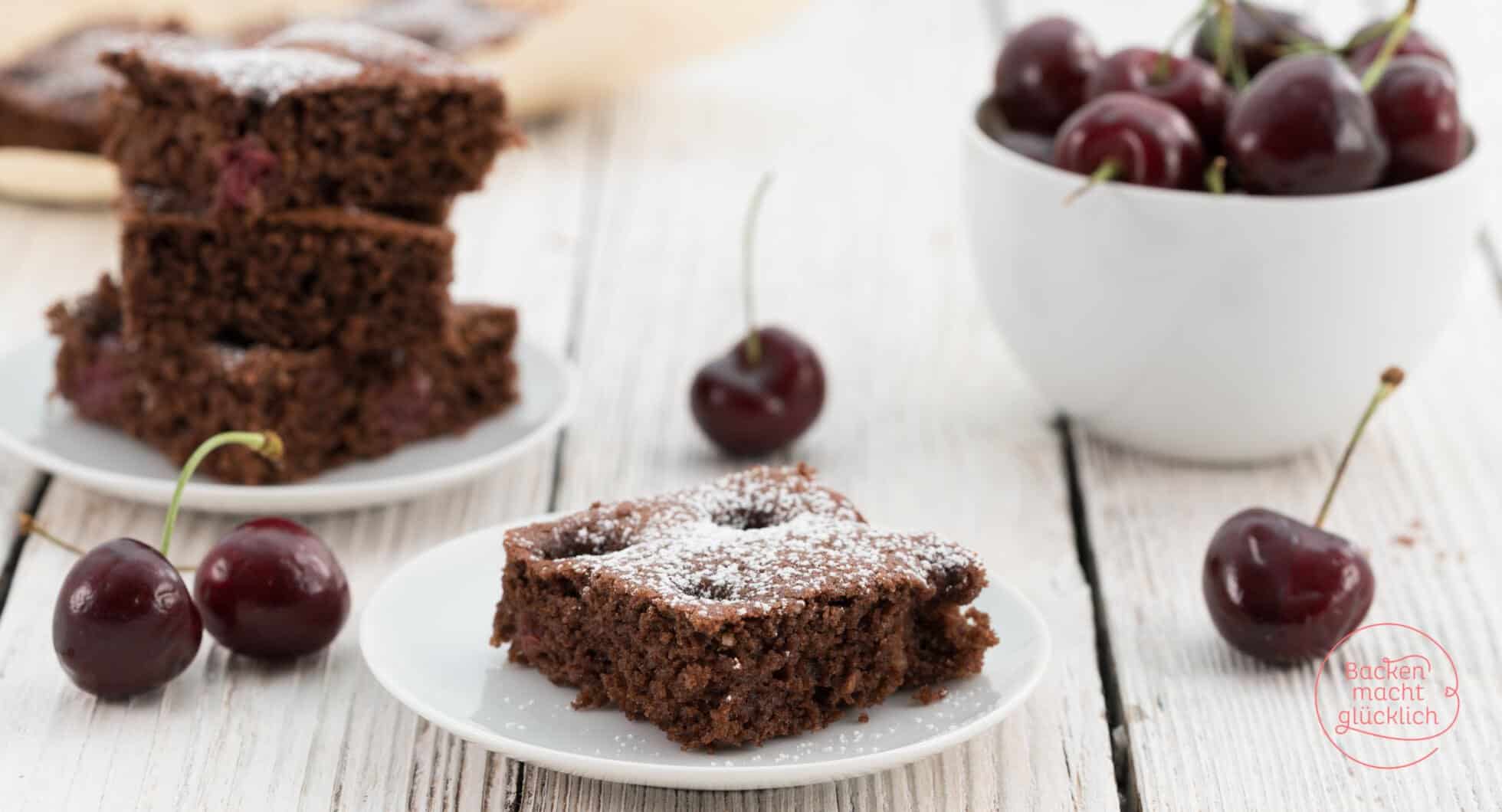 Saftiger Schoko-Kirsch-Kuchen | Backen macht glücklich