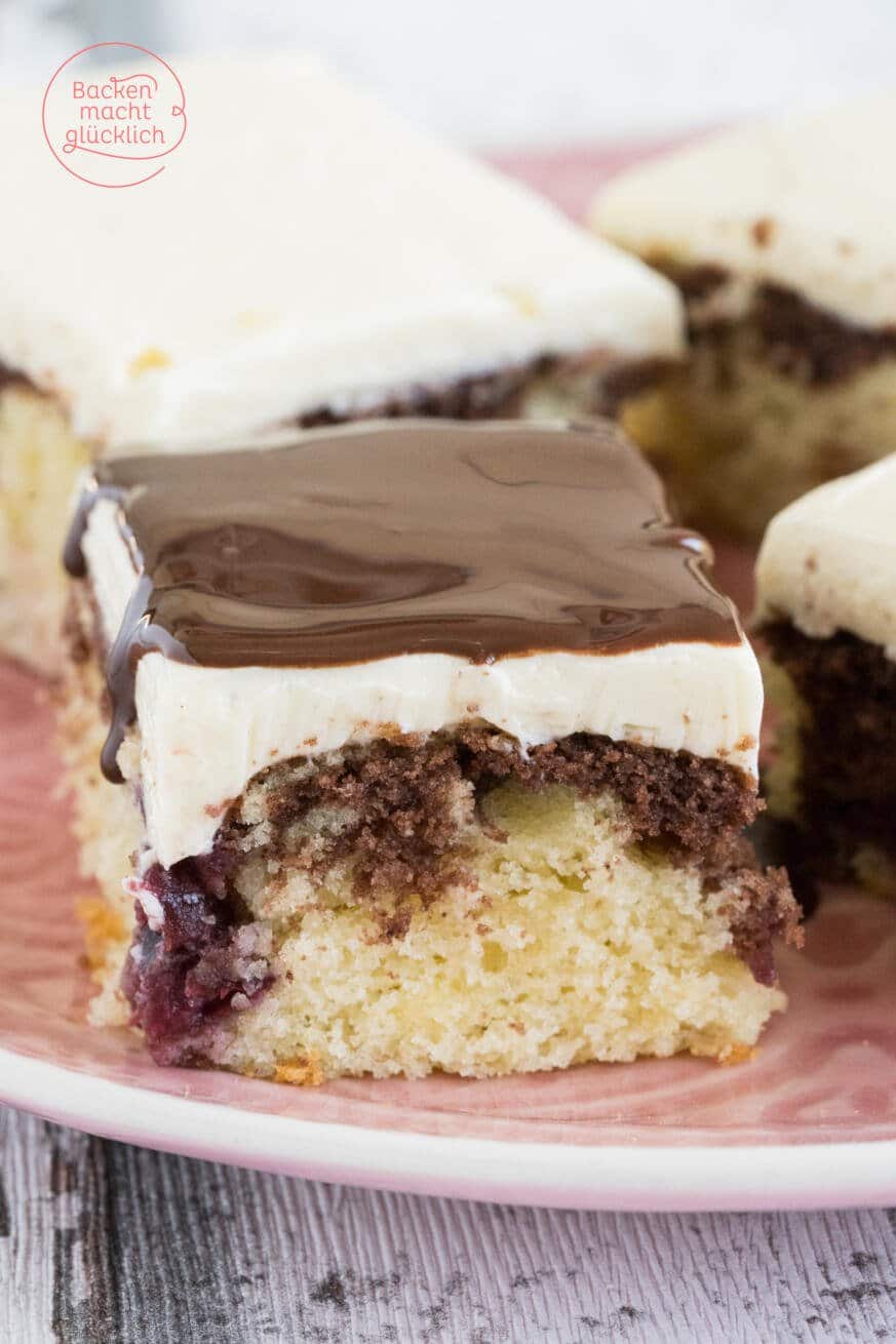 Klassische Donauwelle vom Blech | Backen macht glücklich