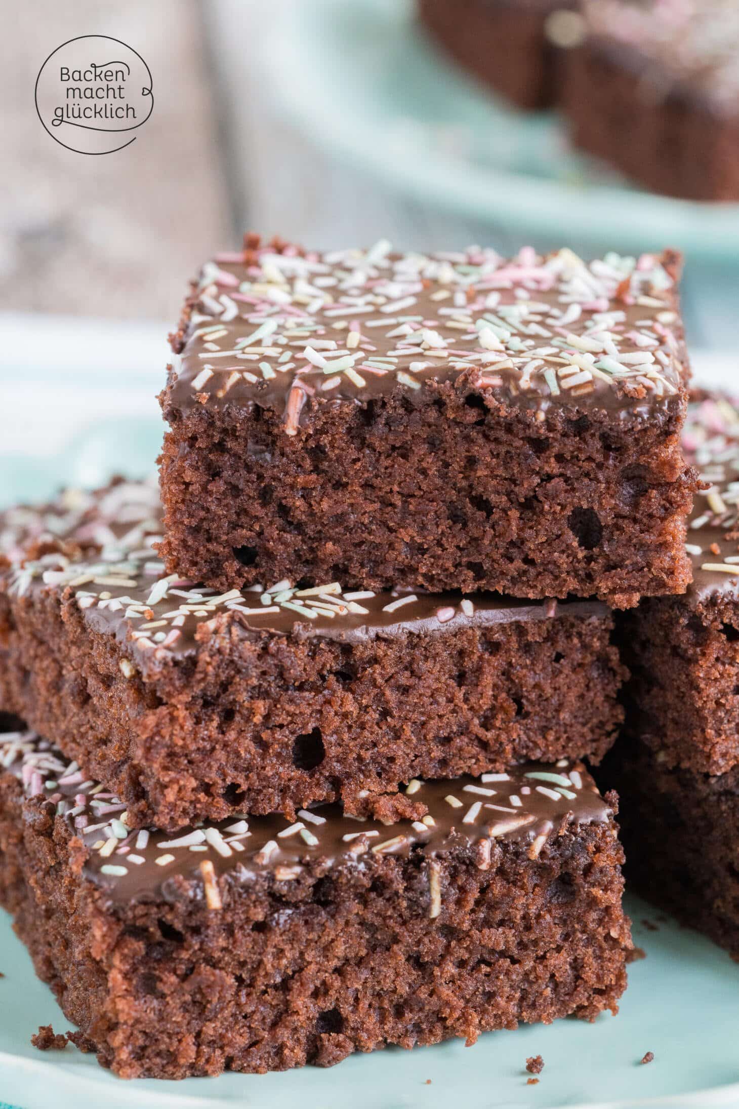 Schokokuchen vom Blech | Backen macht glücklich