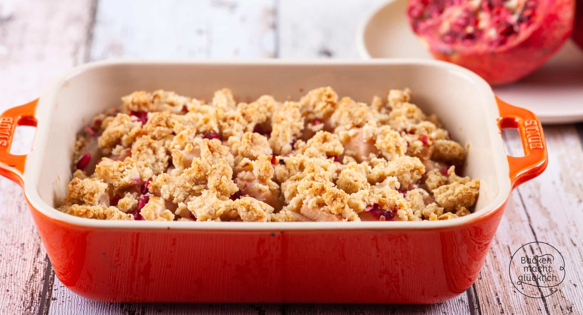 Winter Crumble Mit Tonkabohne Backen Macht Gl Cklich