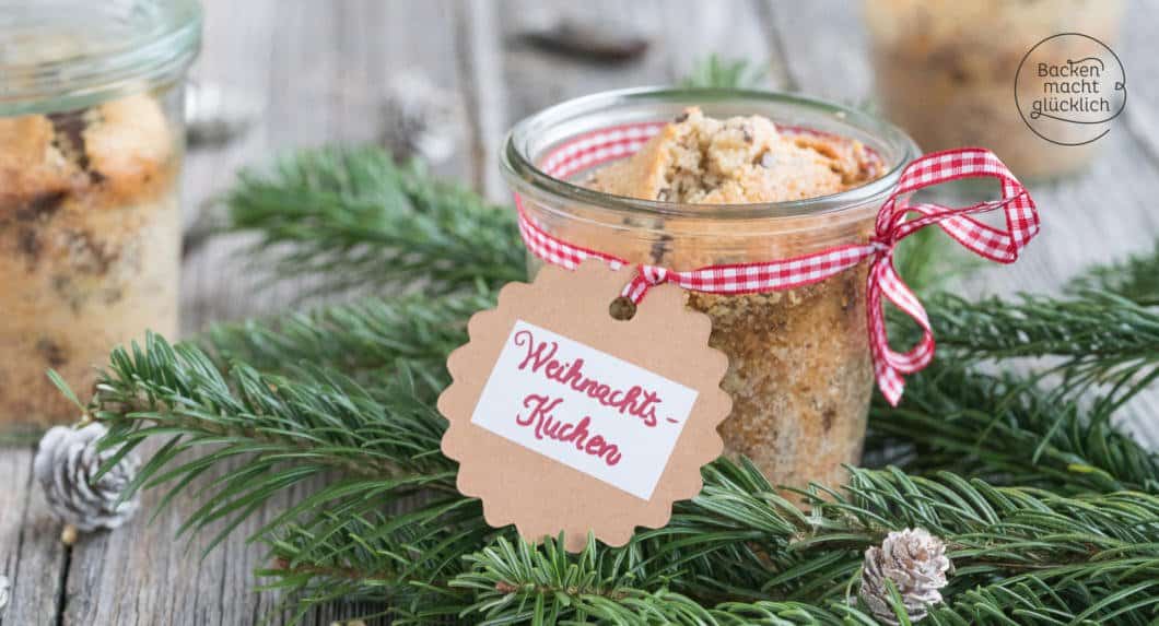 Weihnachtskuchen im Glas | Backen macht glücklich