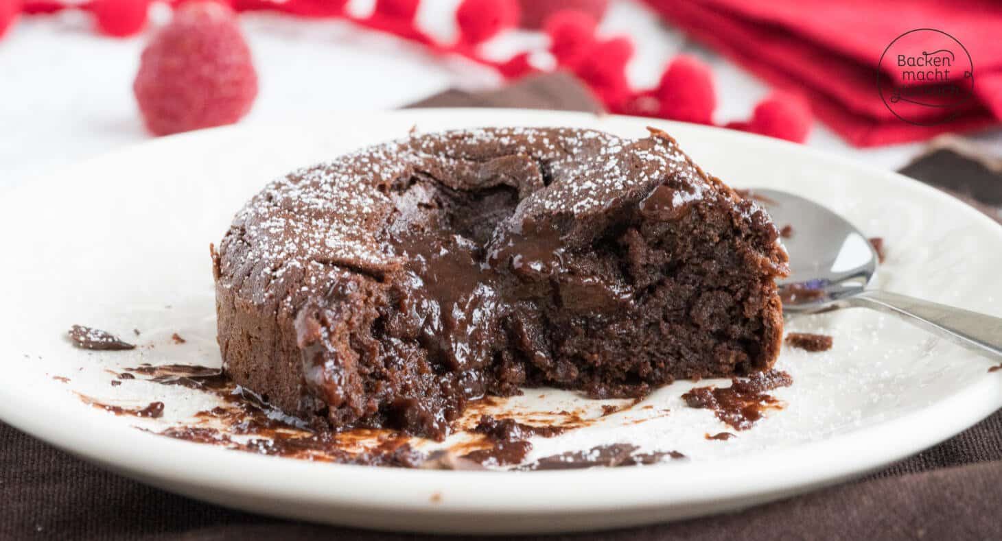 SchokoNougatMuffins mit flüssigem Kern Backen macht glücklich