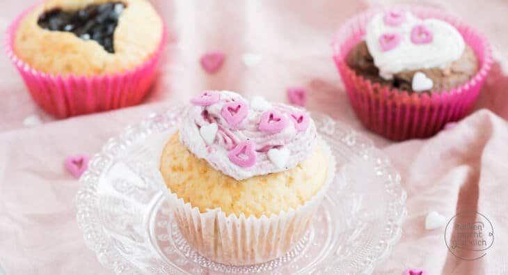Valentinstag Cupcakes backen