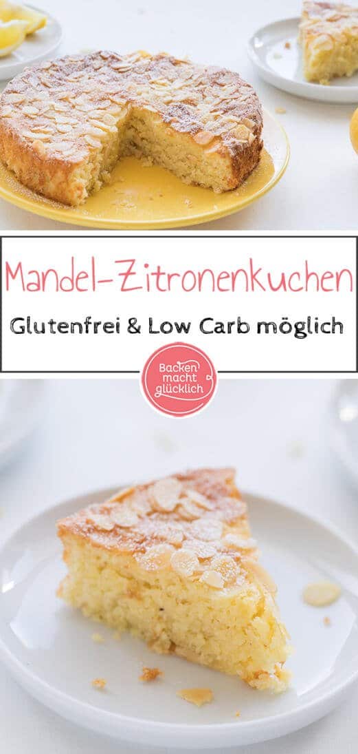 Saftiger Zitronen Mandel Kuchen Ohne Mehl Backen Macht Gl Cklich