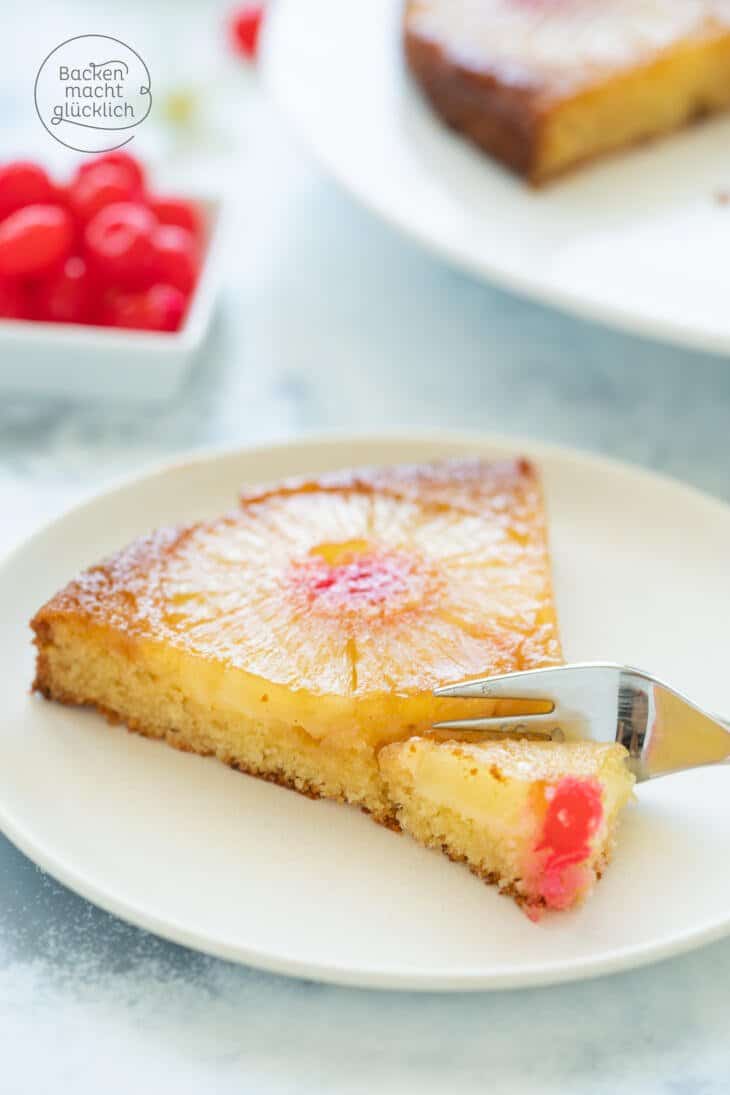 Upside-Down-Kuchen mit Ananas | Backen macht glücklich