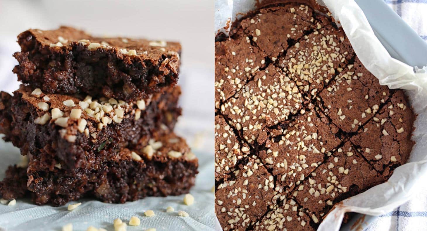 Saftige Zucchini Brownies Backen macht glücklich