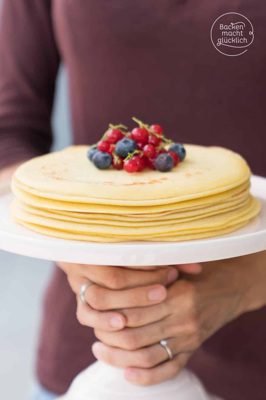 Pfannkuchen - das beste Grundrezept | Backen macht glücklich