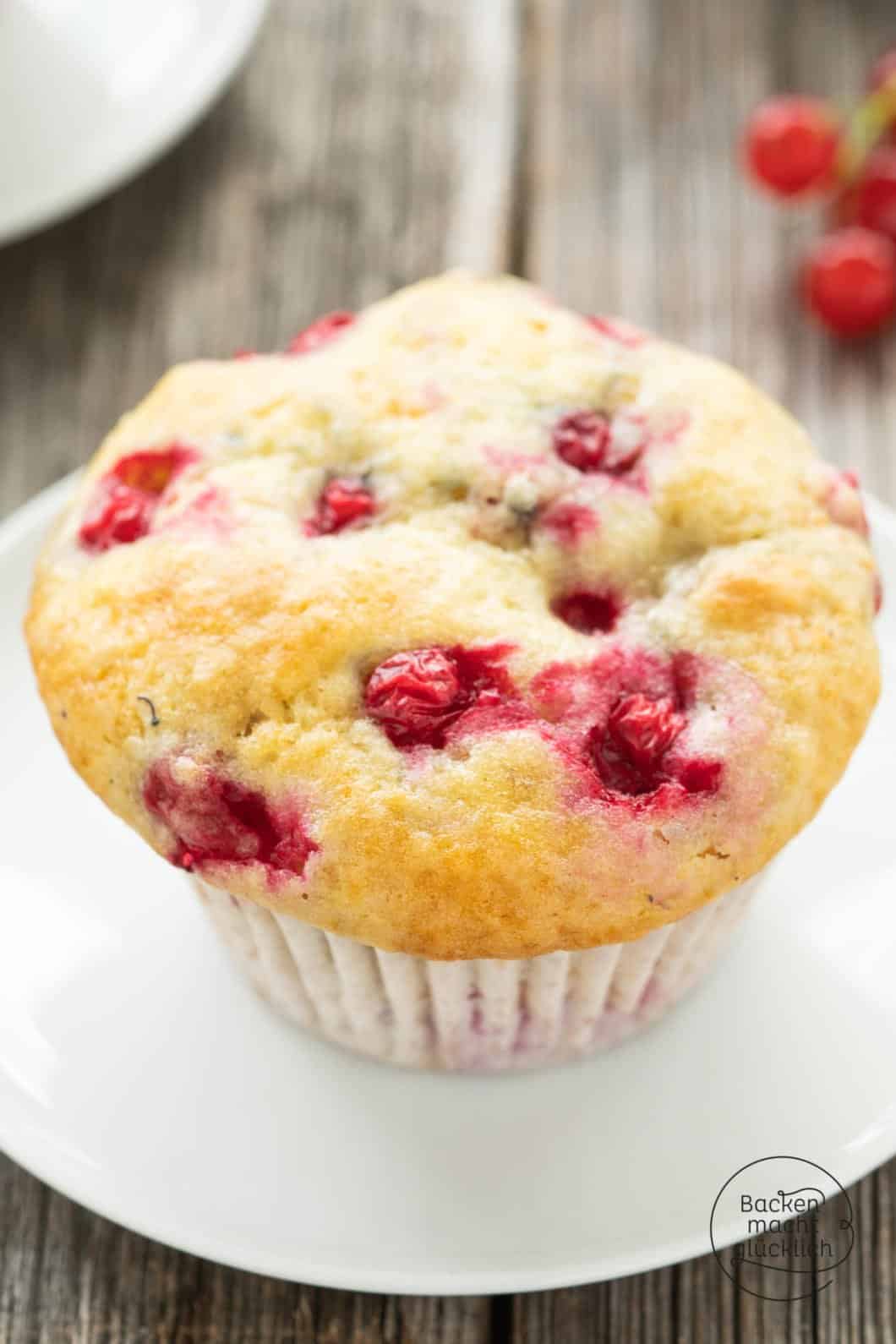 Johannisbeer Muffins Backen Macht Gl Cklich