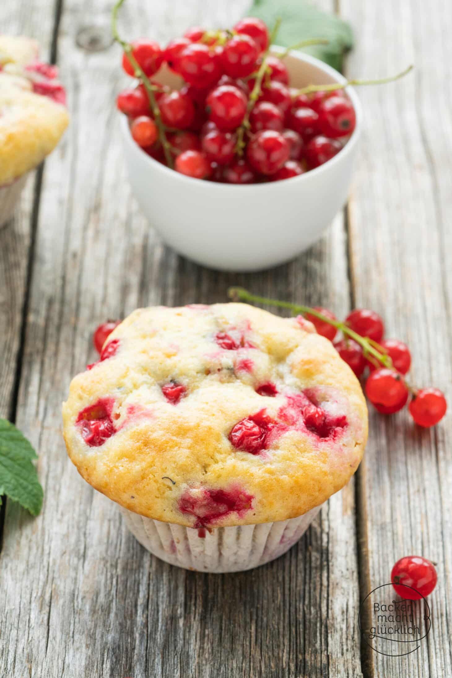 Johannisbeer-Muffins | Backen macht glücklich