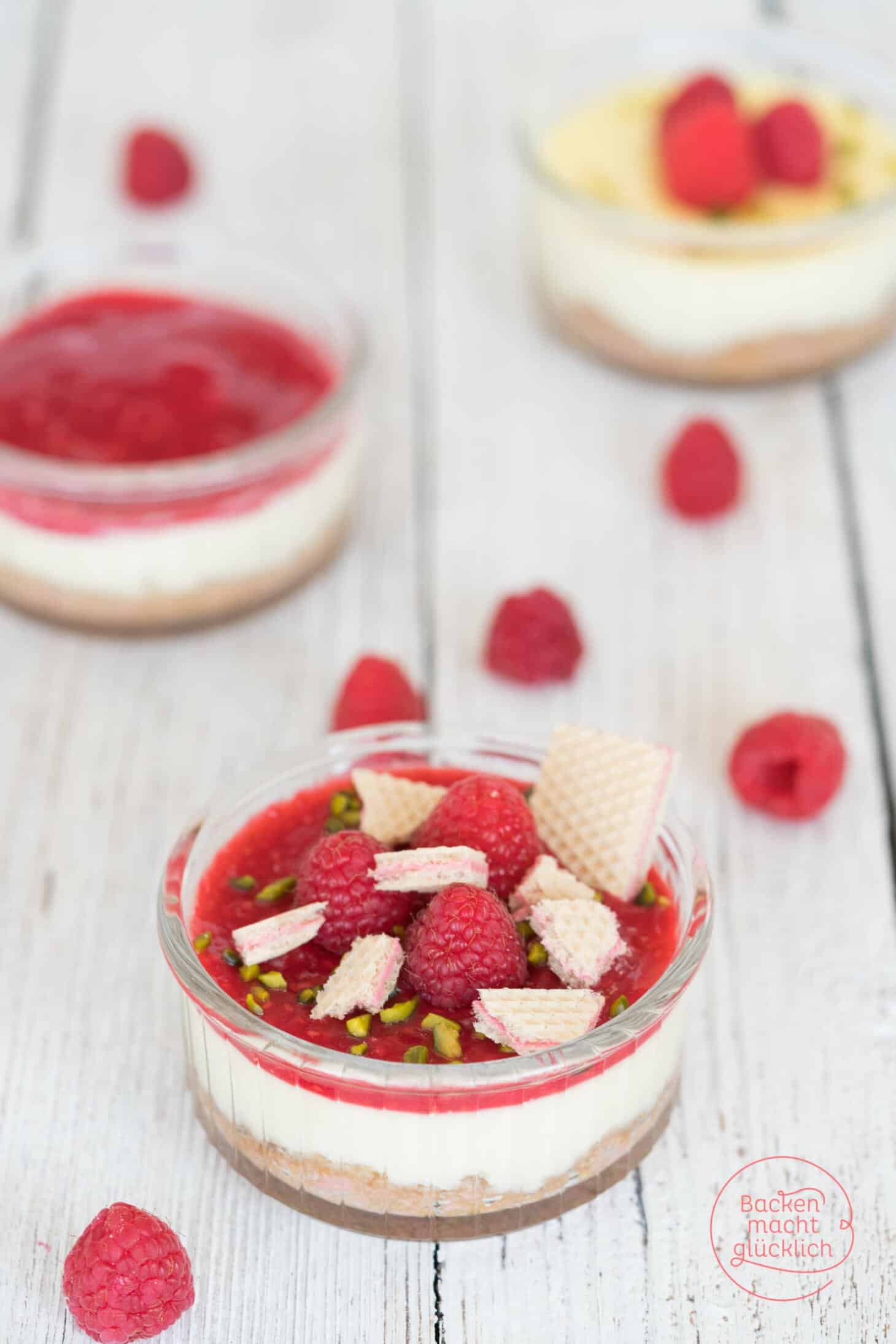 Himbeer Cheesecake Im Glas Backen Macht Glücklich 2225