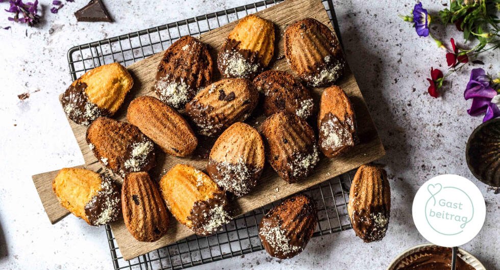 Madeleines mit Schokolade | Backen macht glücklich