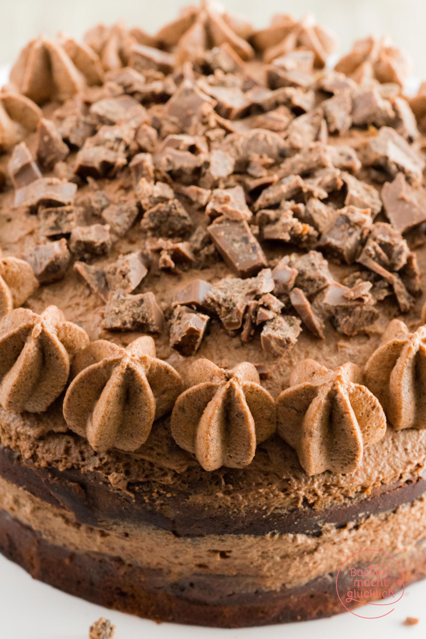 Schoko Brownie Torte Backen macht glücklich