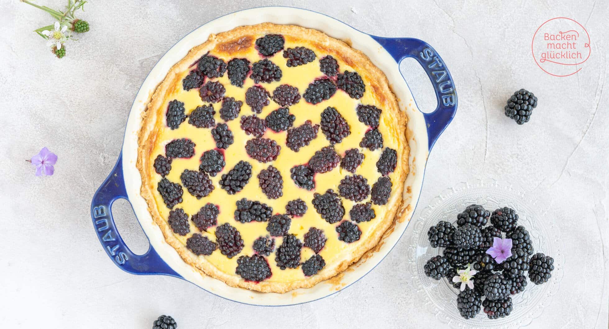 Brombeerkuchen Mit Schmand Backen Macht Glücklich