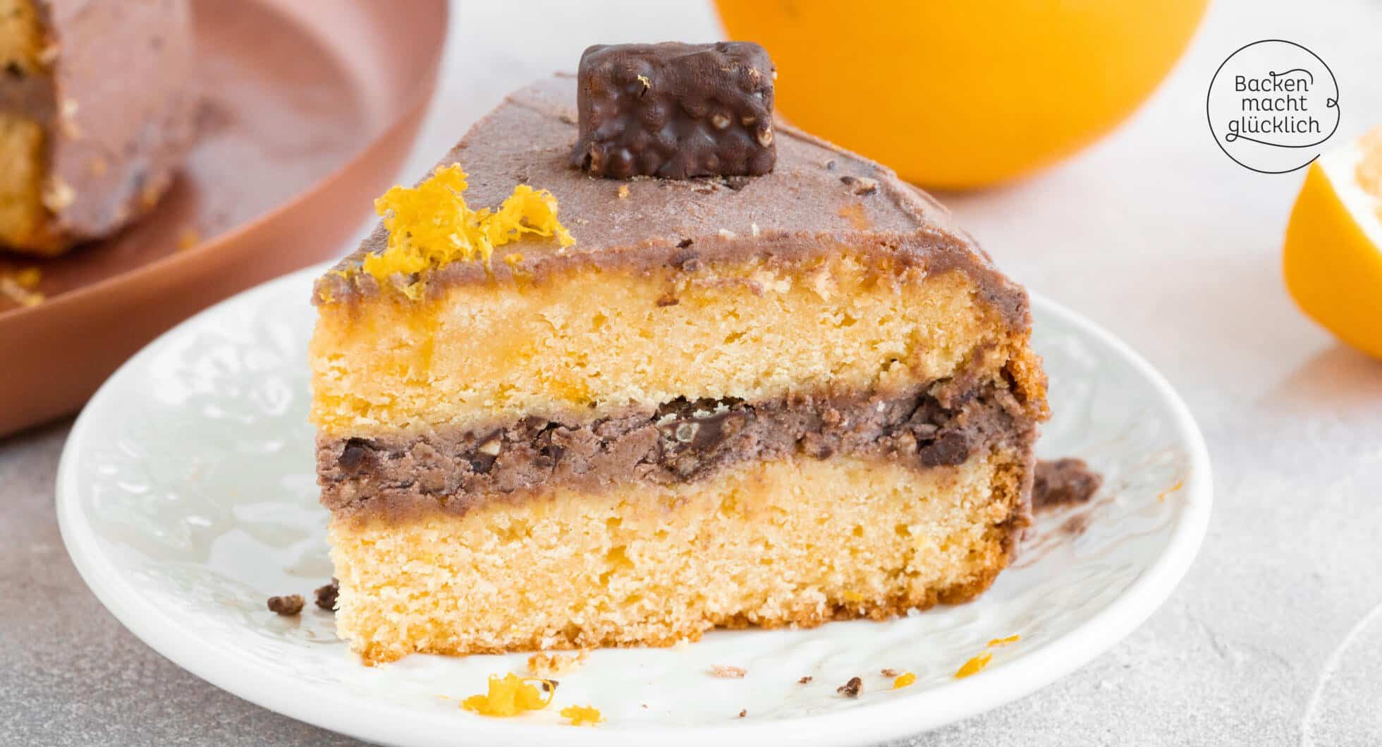 Köstliche Schokoladen-Orangen-Torte