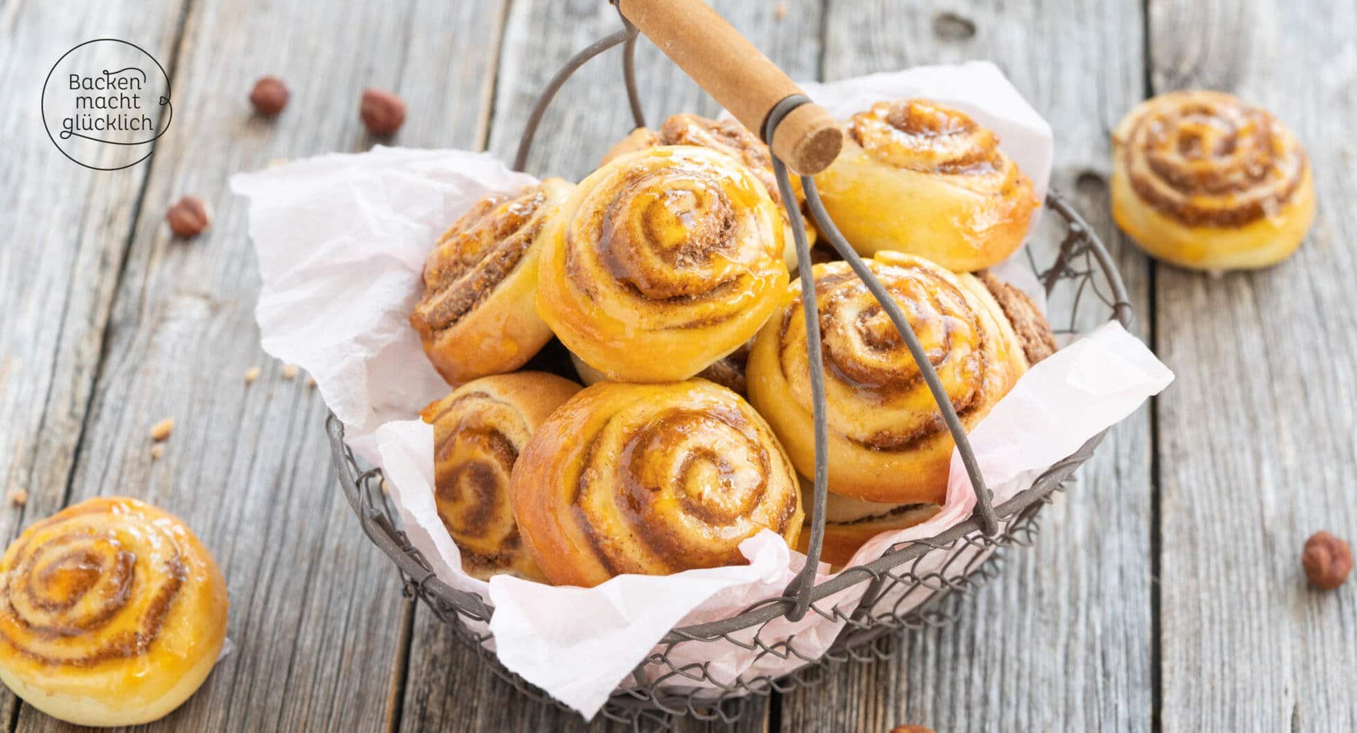 Nuss Schnecken Backen macht glücklich