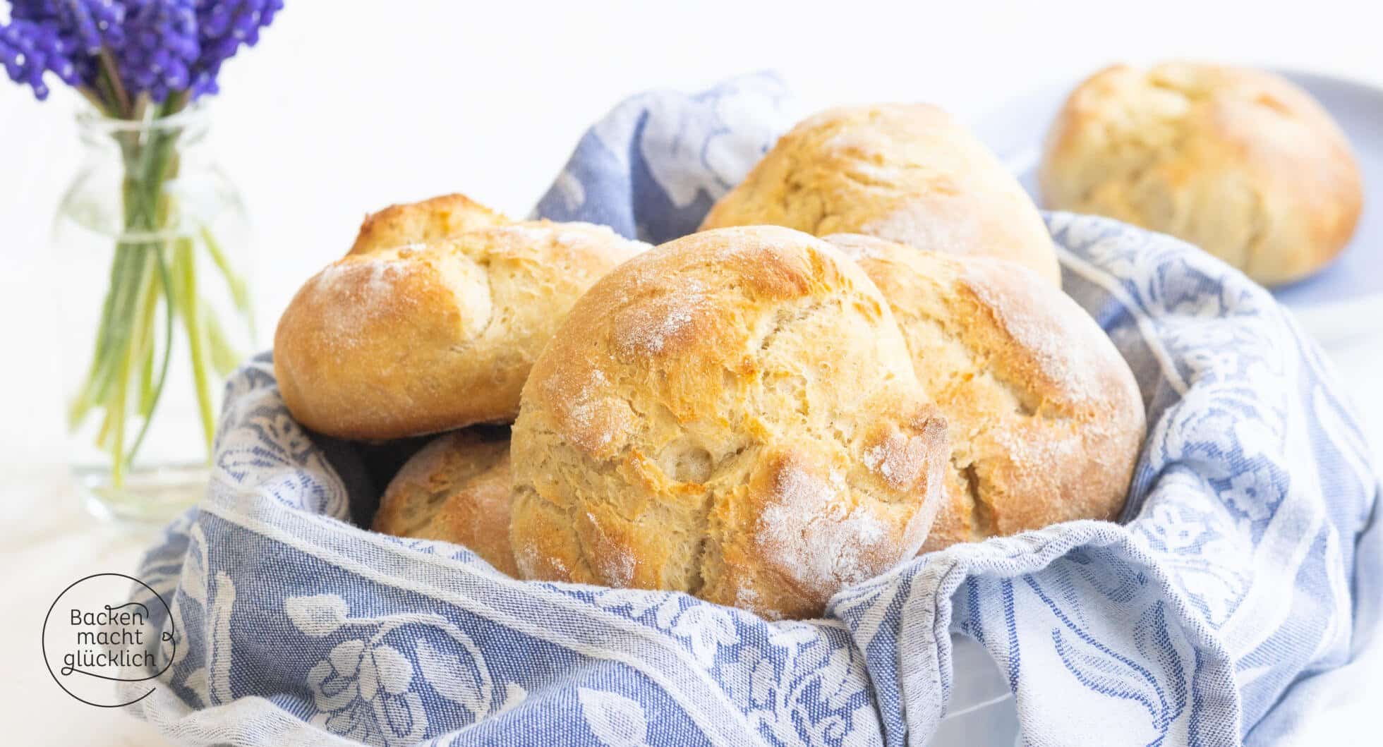 Knusprige Kartoffelbrötchen | Backen macht glücklich