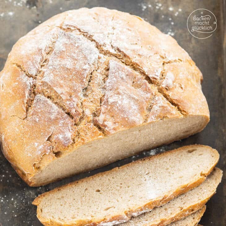 Roggenmischbrot Mit Sauerteig | Backen Macht Glücklich