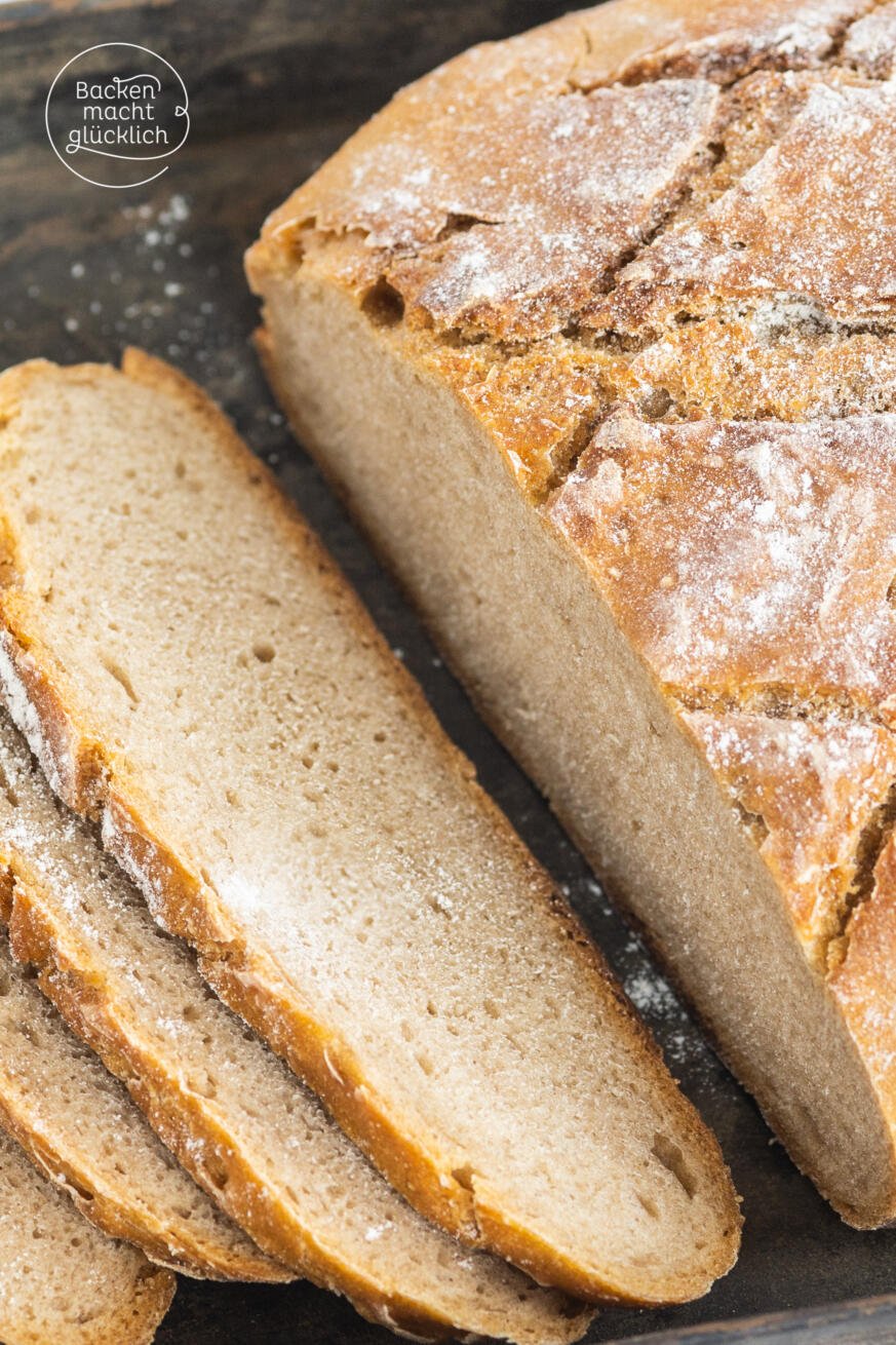 Roggenmischbrot Mit Sauerteig | Backen Macht Glücklich