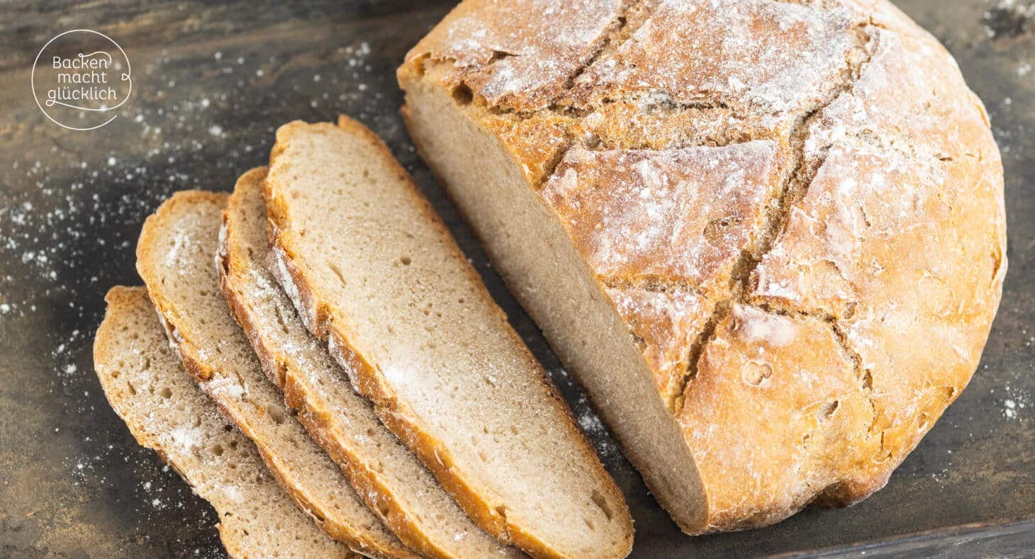 Roggenmischbrot mit Sauerteig | Backen macht glücklich