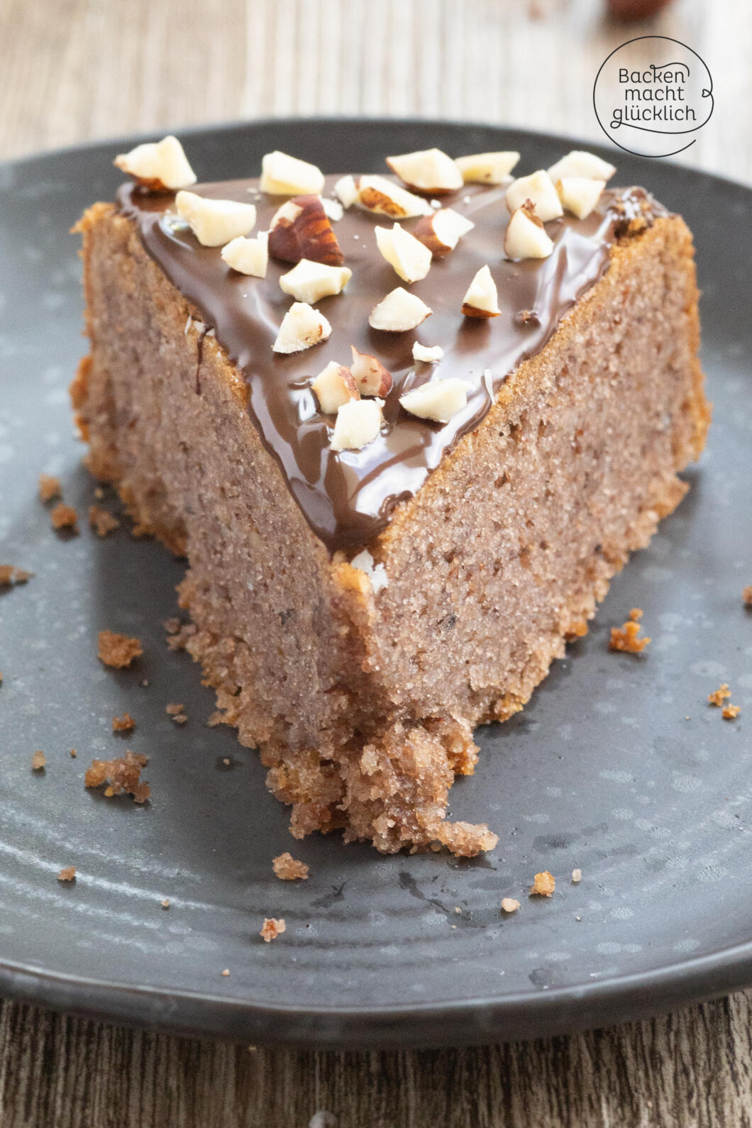 Saftiger Veganer Nusskuchen Backen Macht Gl Cklich