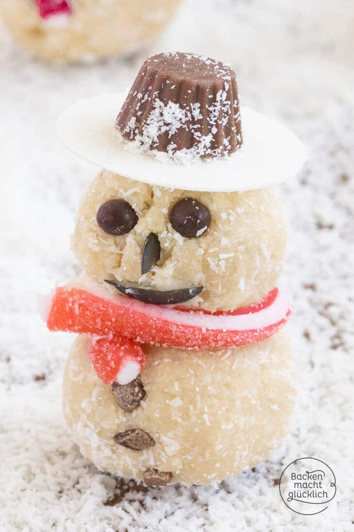 Schneemann-Plätzchen | Backen macht glücklich