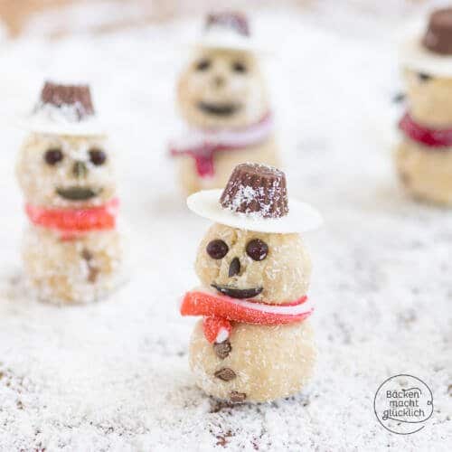 Schneemann-Plätzchen | Backen macht glücklich