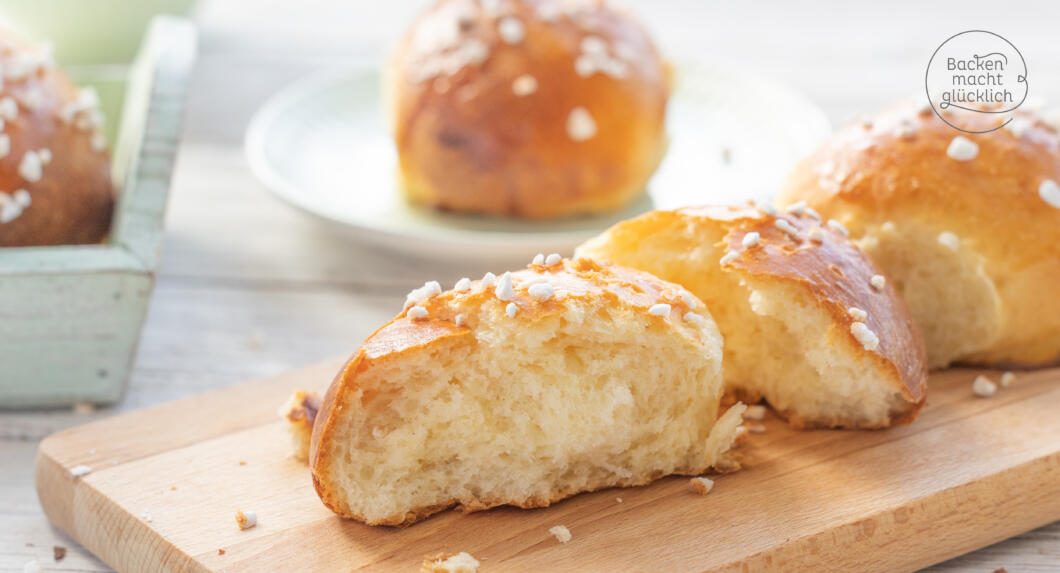 Einfache fluffige Milchbrötchen | Backen macht glücklich