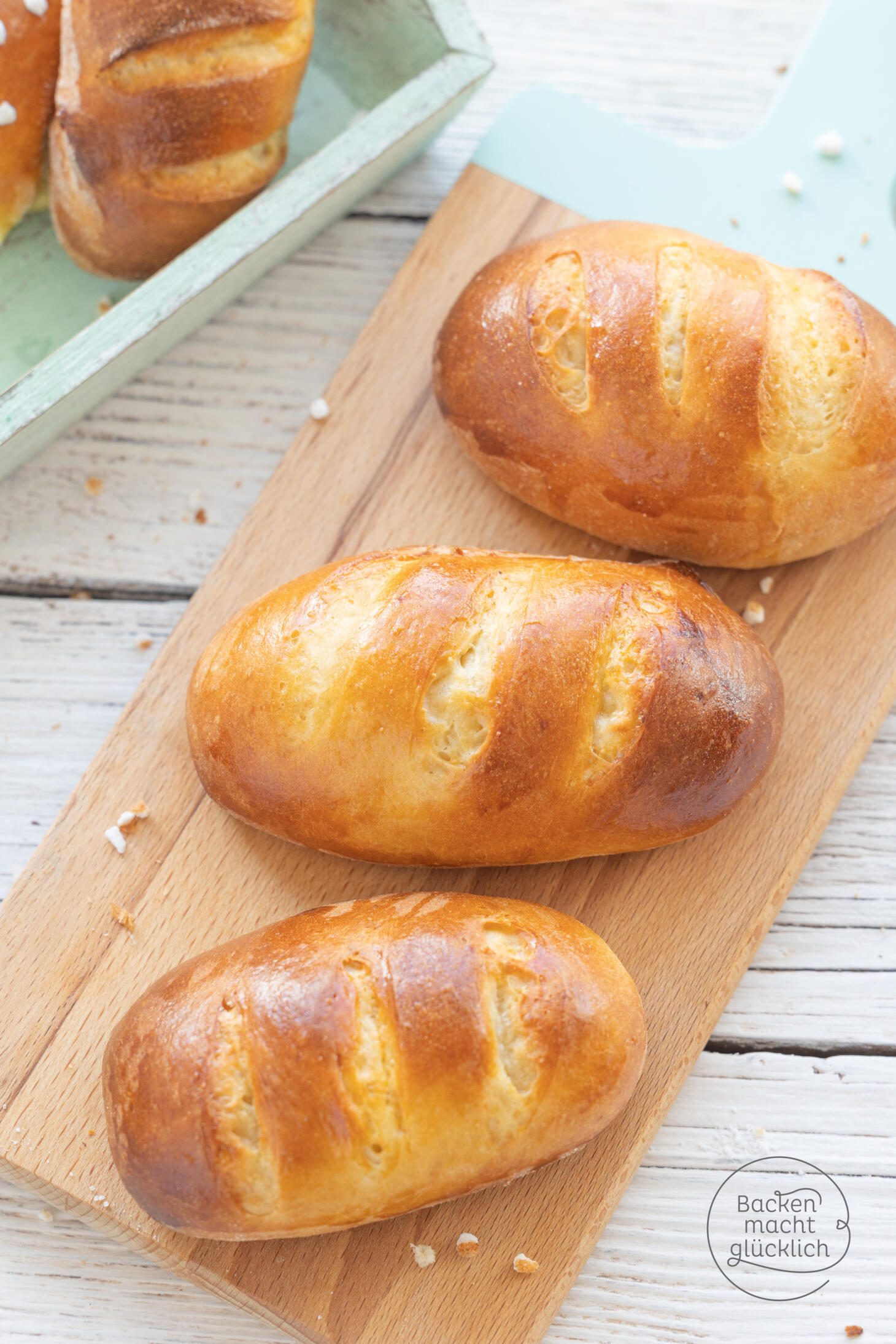 Einfache fluffige Milchbrötchen | Backen macht glücklich