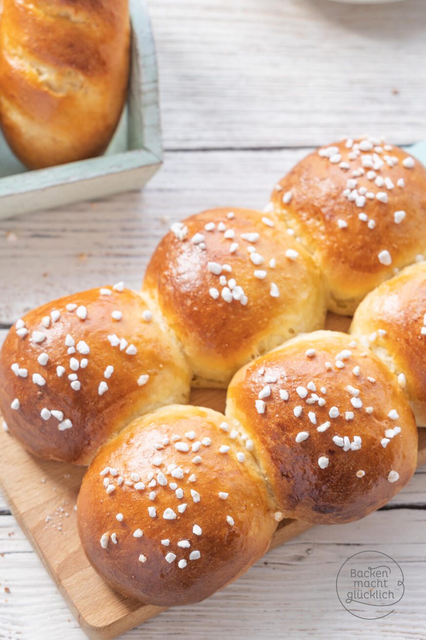 Einfache fluffige Milchbrötchen Backen macht glücklich