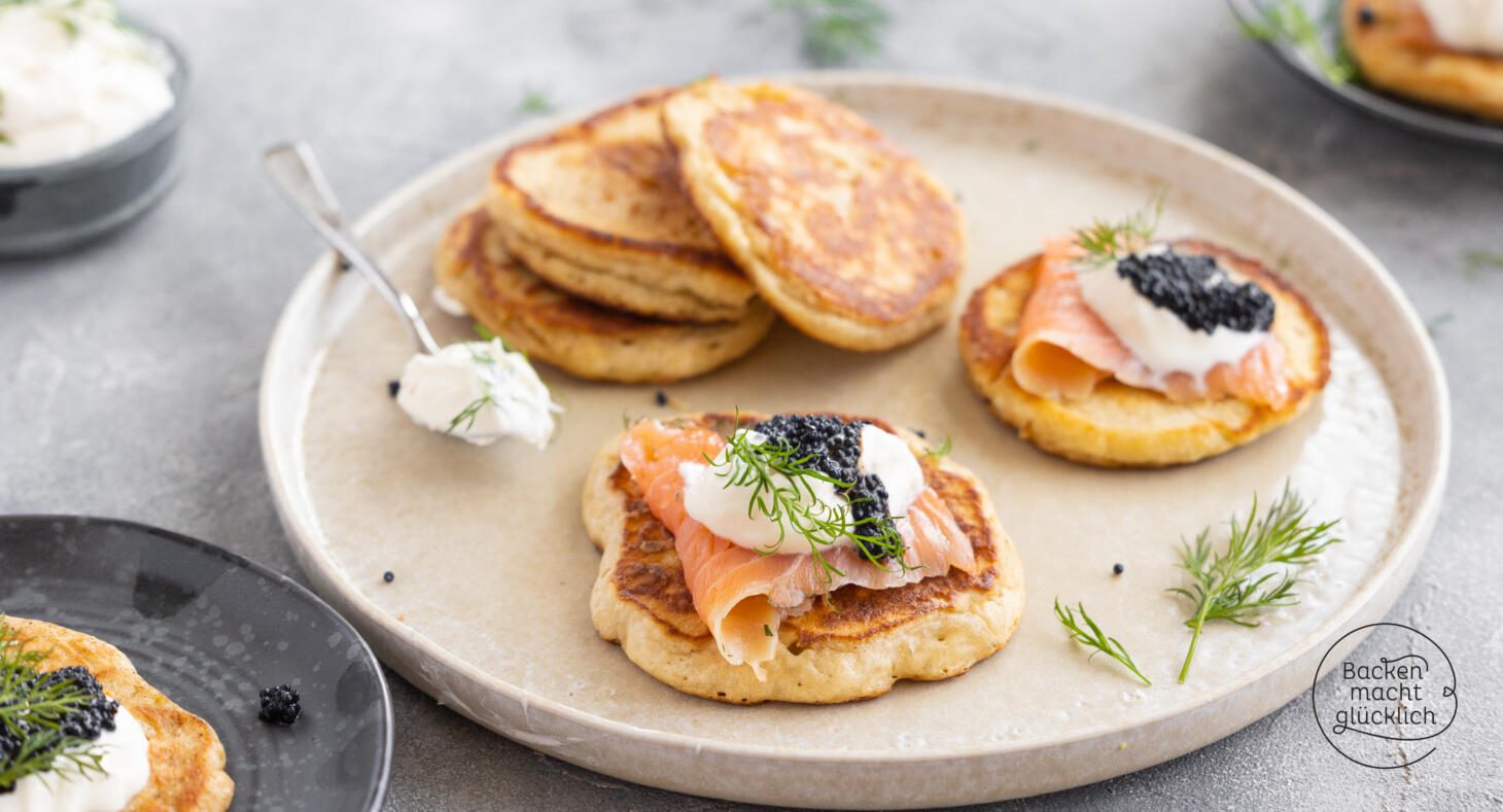 Einfaches Blini Rezept Backen macht glücklich