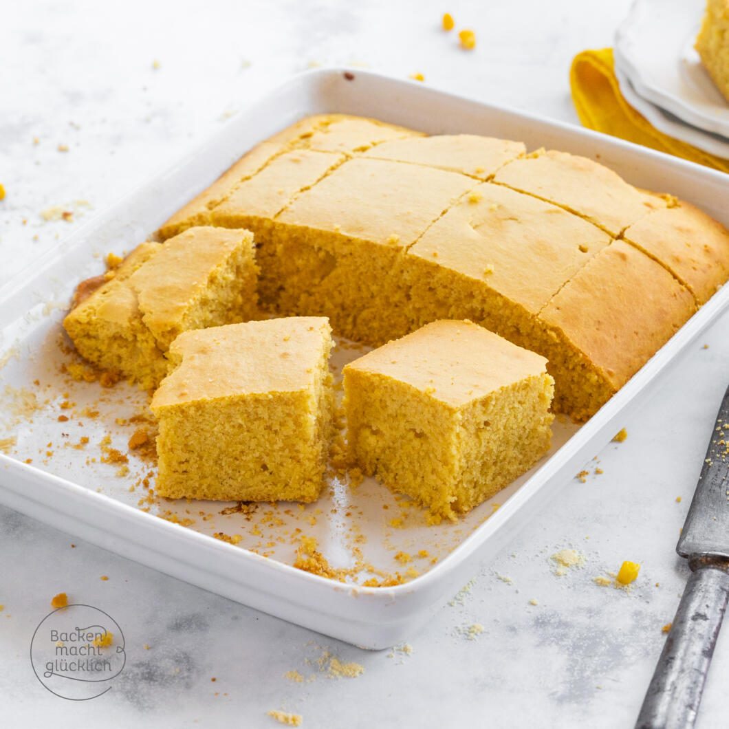 Cornbread (amerikanisches Maisbrot) | Backen macht glücklich