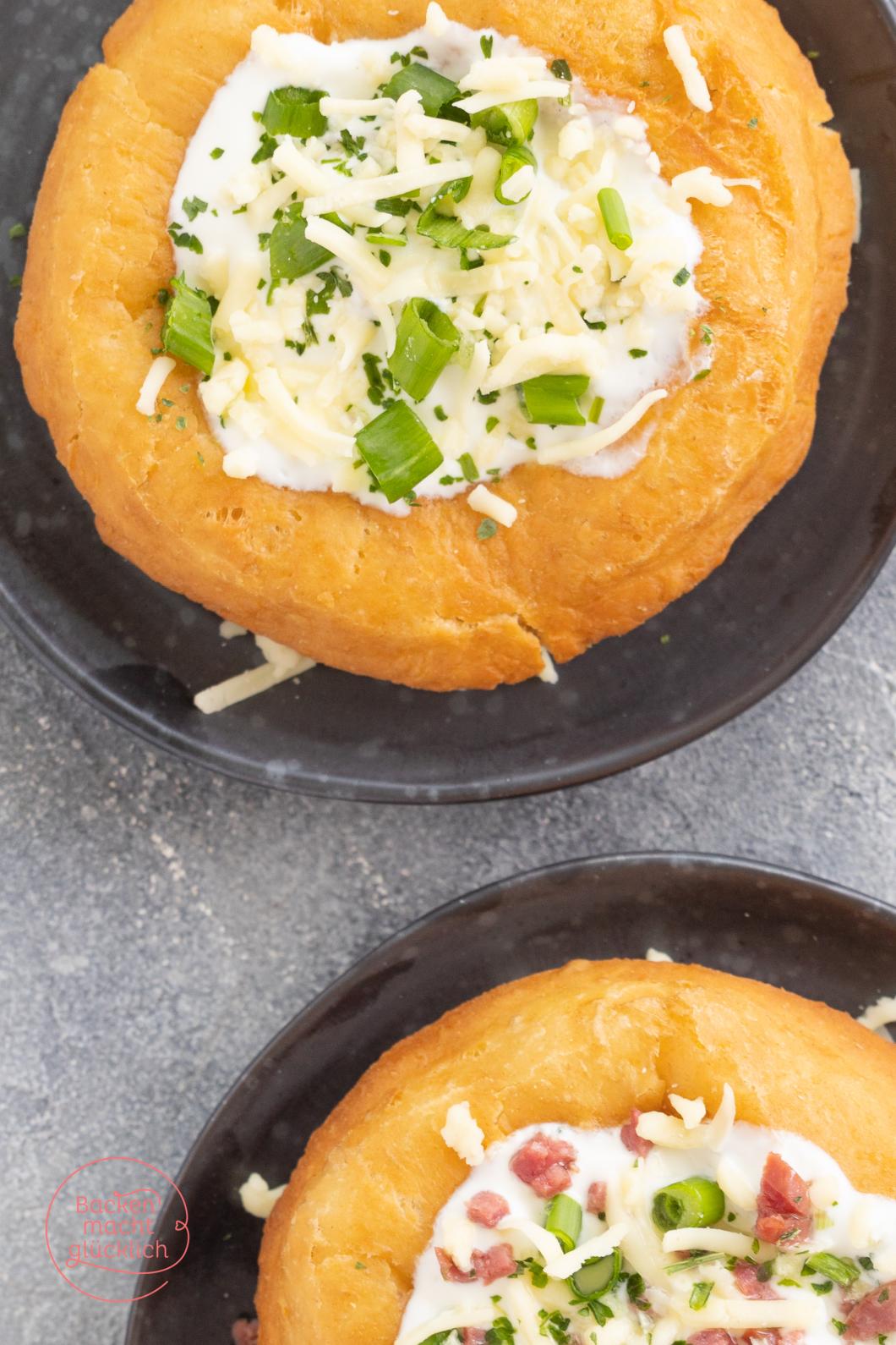 Lángos Originalrezept | Backen macht glücklich