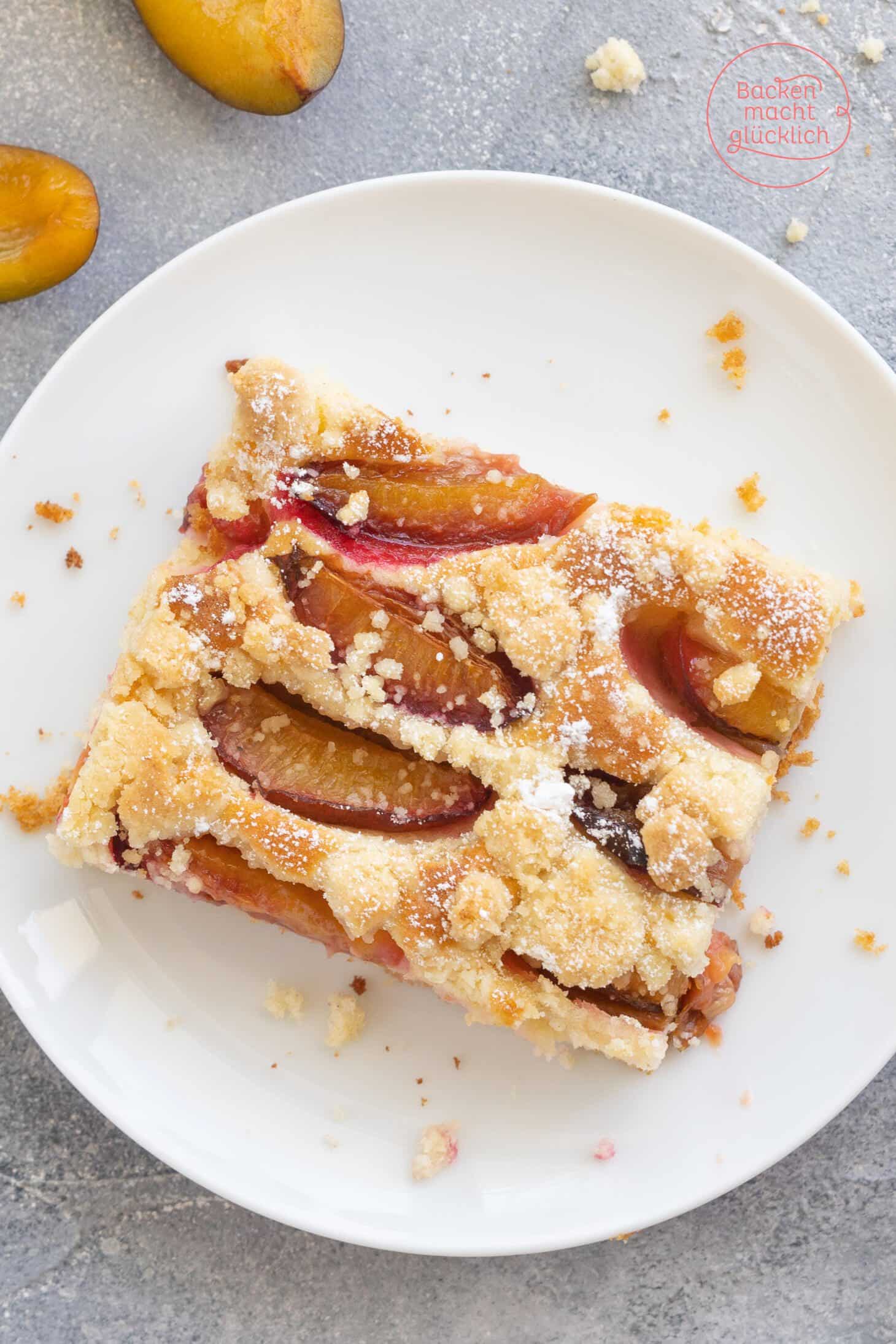 Zwetschgen-Streusel-Kuchen | Backen macht glücklich