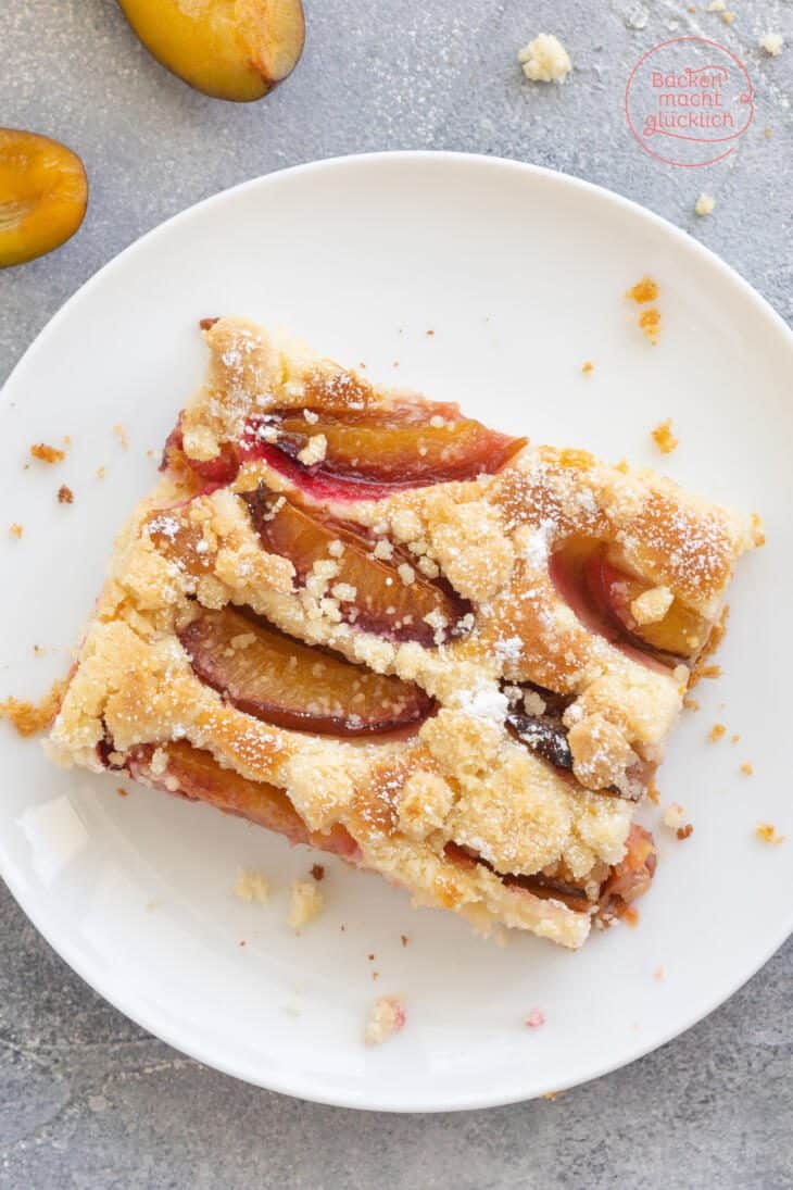 Zwetschgen-Streusel-Kuchen | Backen macht glücklich