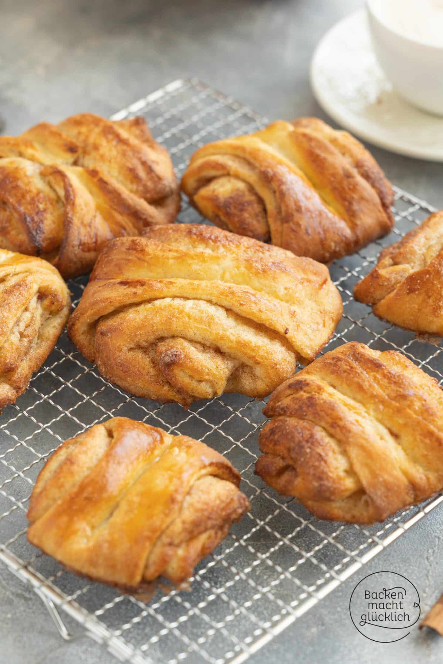 Franzbrötchen Rezept | Backen macht glücklich