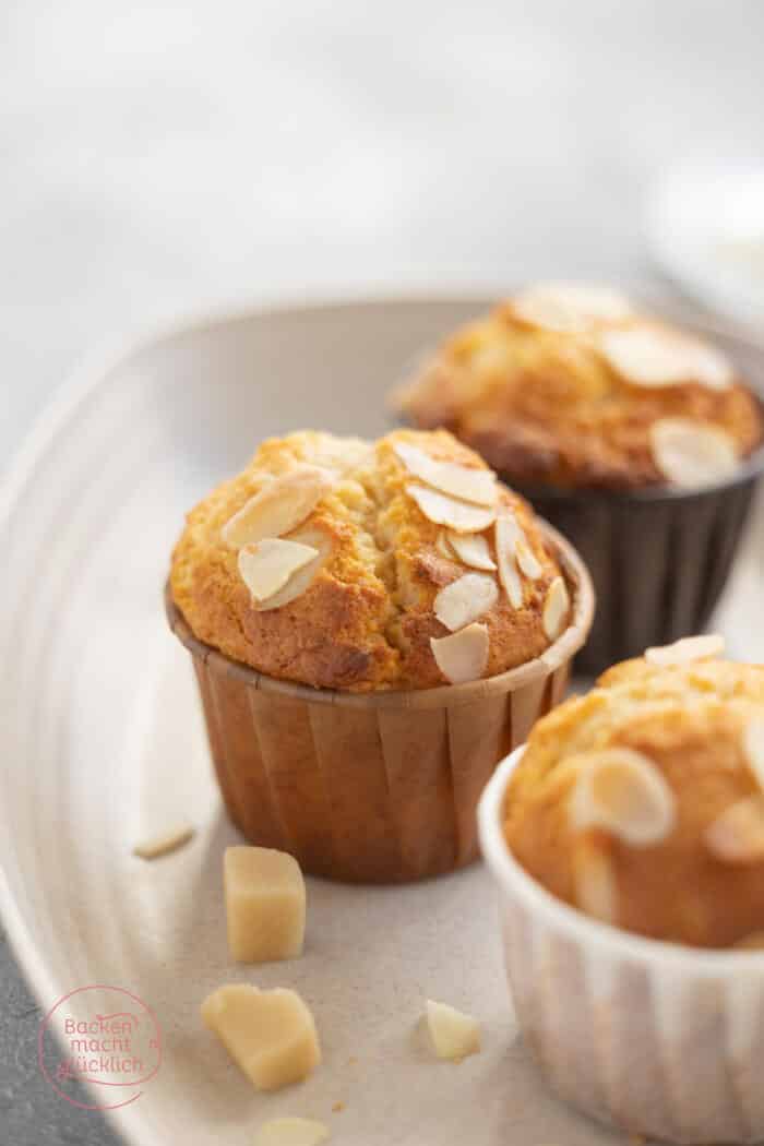 Schnelle Marzipan-Muffins | Backen macht glücklich