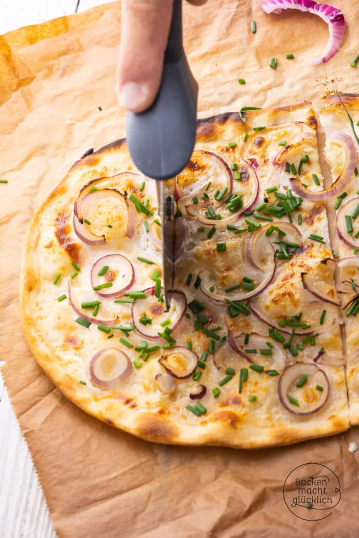 Vegetarischer Flammkuchen Backen Macht Gl Cklich