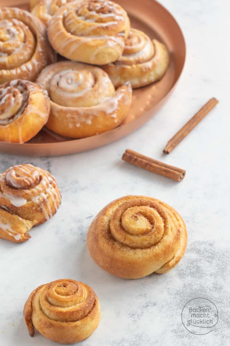 Zimtschnecken: Das Beste Rezept | Backen Macht Glücklich