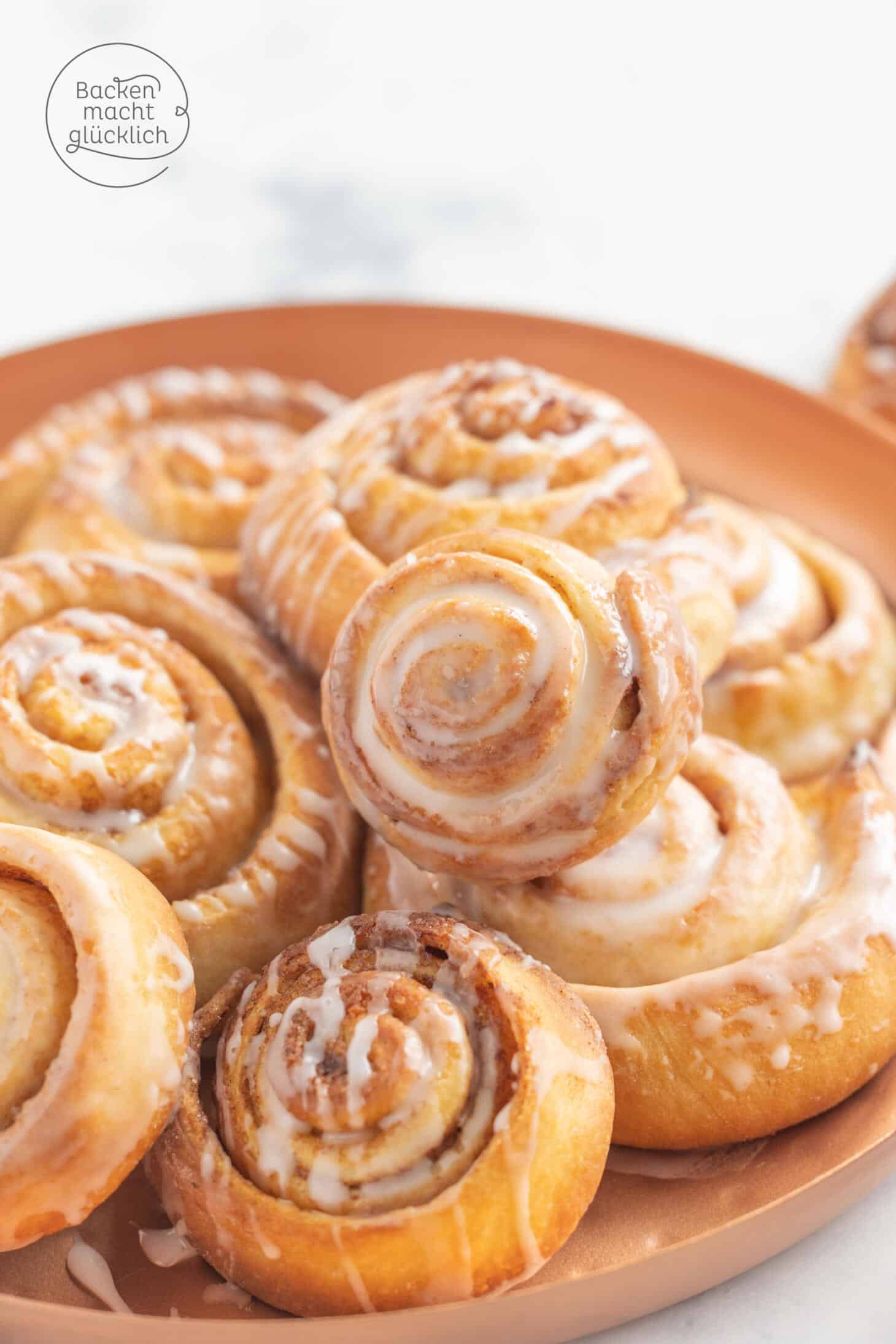 Zimtschnecken: Das Beste Rezept | Backen Macht Glücklich