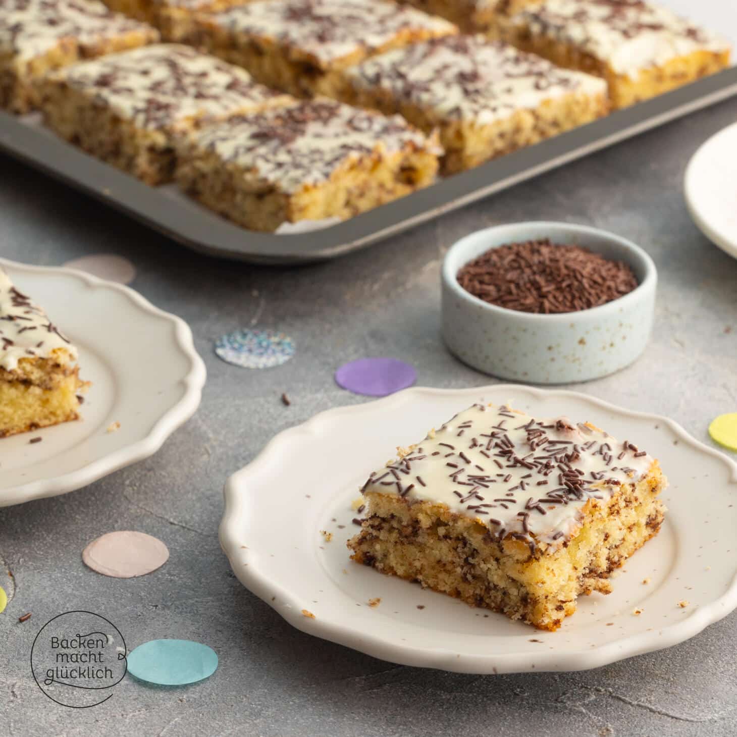 Ameisenkuchen vom Blech Backen macht glücklich